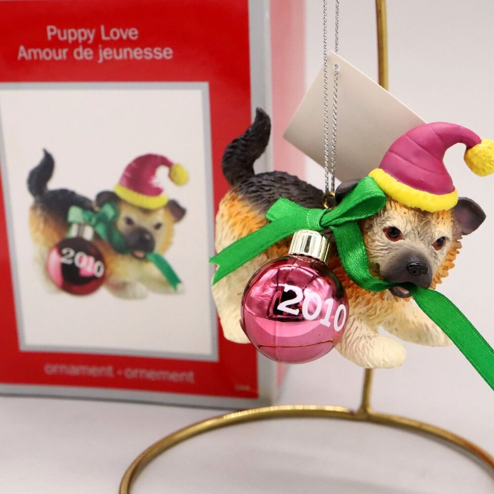 2010 American Greetings Puppy Love Heirloom Ornament Tenth in Series